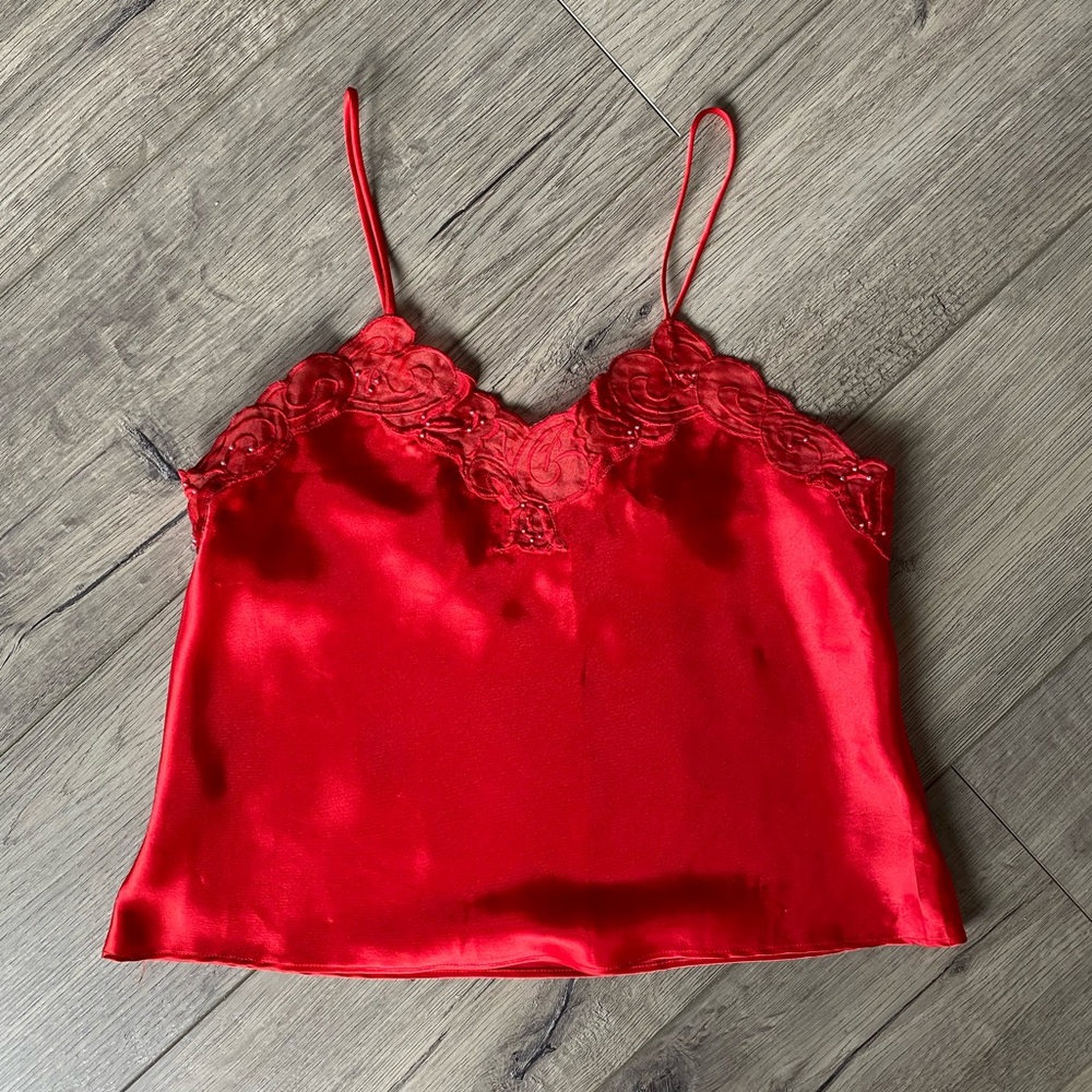Red Vintage Camisole
